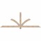 Ekena Millwork Redmond Smooth Timber Gable Bracket, Douglas Fir, 84"W x 31"H x 3 1/2"D x 3 1/2"F, 9/12 Pitch GBW084X31X0404RED00SDF - alternate 1